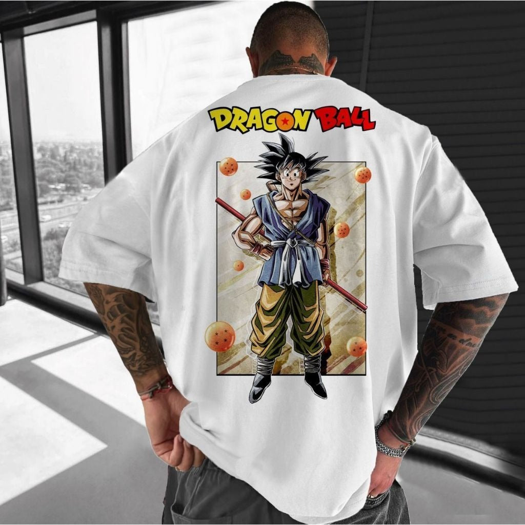 Camisa Oversized Streetwear Dragon Ball GT