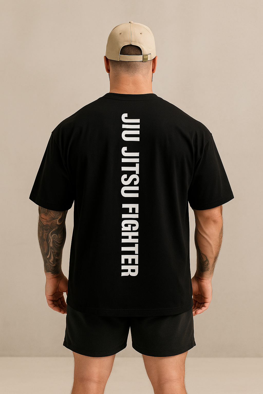 Camiseta Jiu JitsuOversizedAlgodão Masculina
