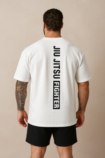 Camiseta Jiu JitsuOversizedAlgodão Masculina