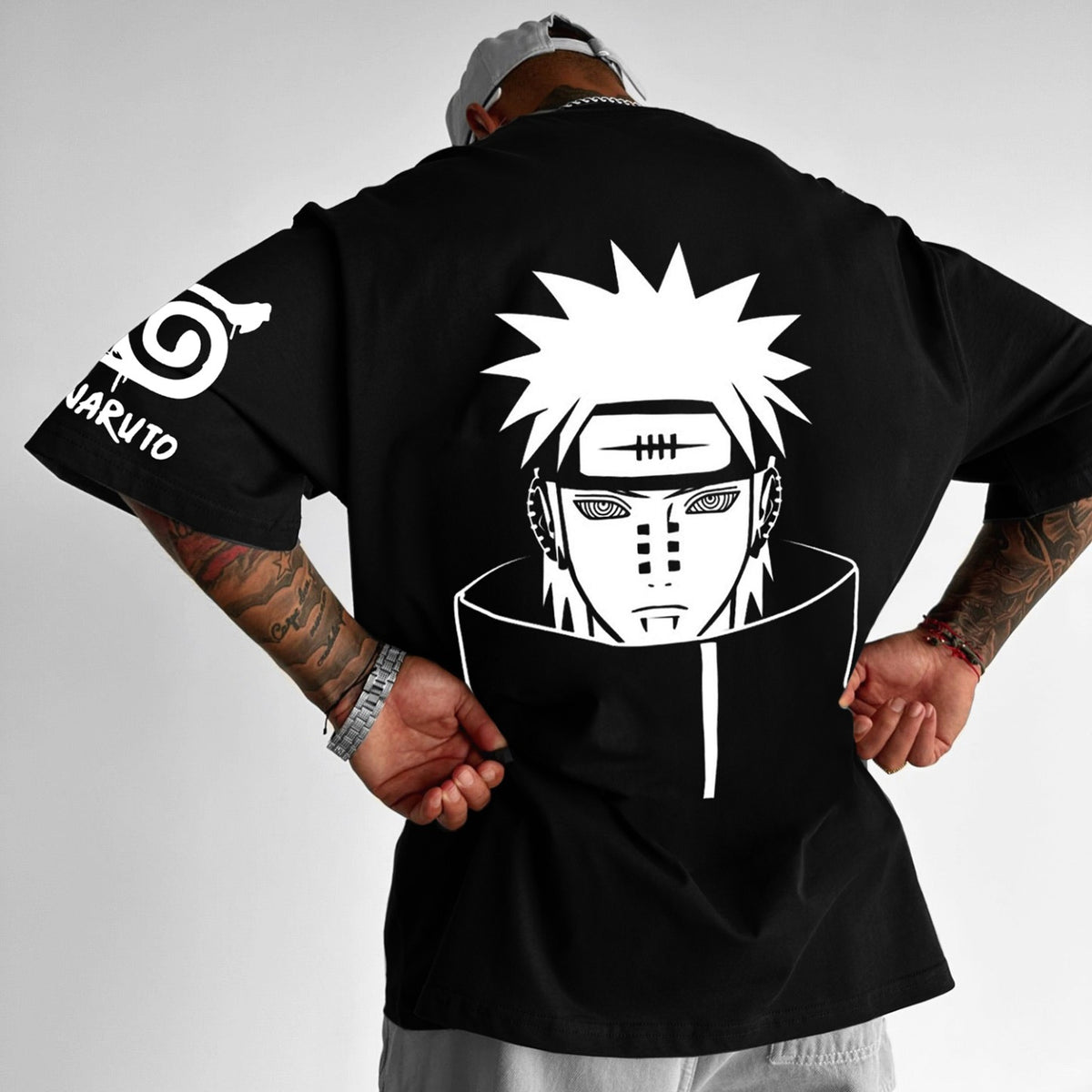 Camiseta Oversized Streetwear Pain Akatsuki