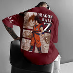 Camiseta Oversized Streetwear Dragon Ball Z Retrô