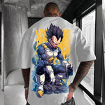 Camiseta Oversized Streetwear Vegeta Off White 02
