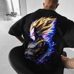Camiseta Oversized Streetwear Vegeta Super