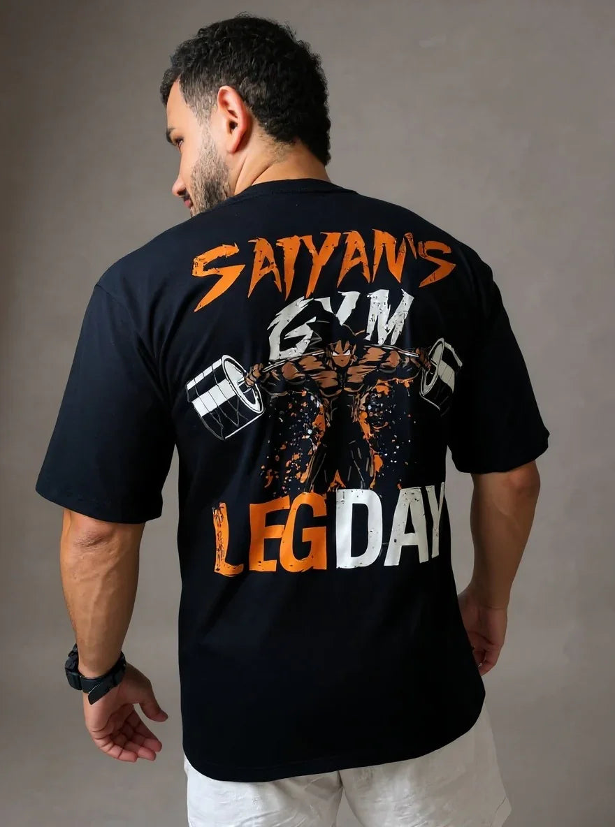 Oversized leg day Goku GYM