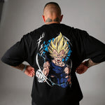 Camisa Oversized Streetwear Plus Size Majin Vegeta