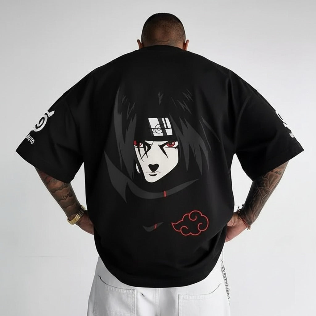 Camisa Oversized Streetwear Plus SizeItachi Naruto