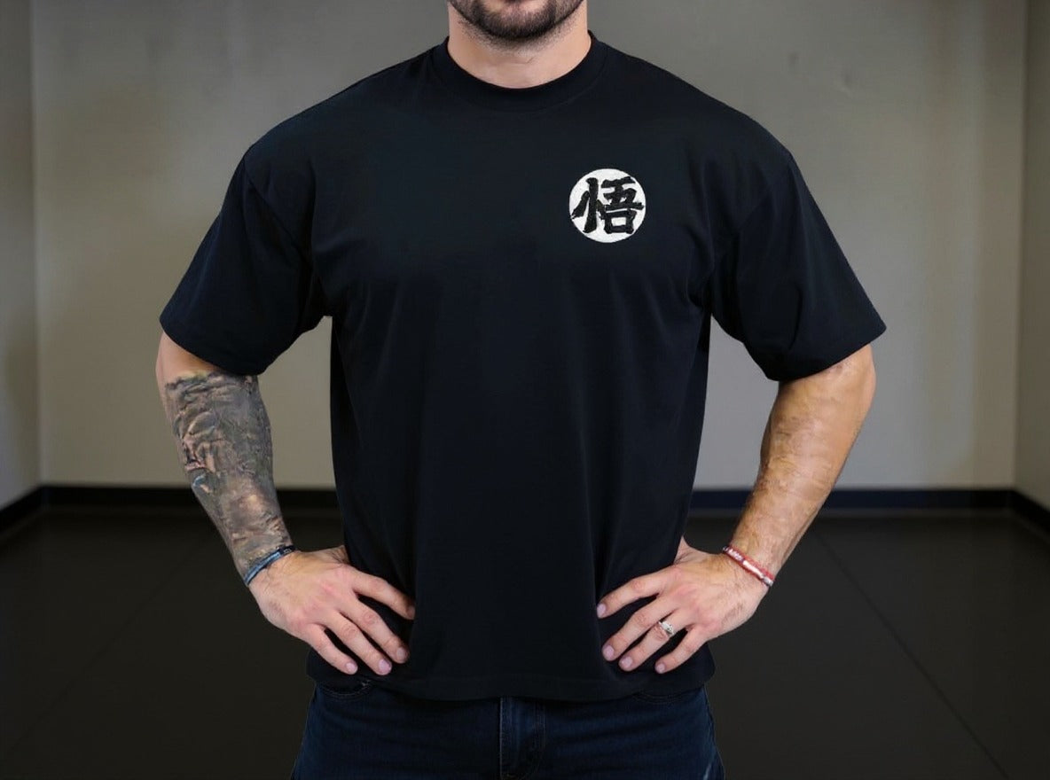 Camiseta Oversized Streetwear Son Goku Black