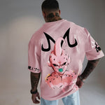 Camisa Oversized Streetwear Plus SizeMajin Boo Kid Rosa