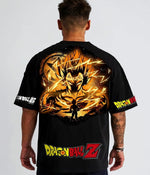 Camisa Oversized Streetwear Vegeta Principe dos Saiyajins