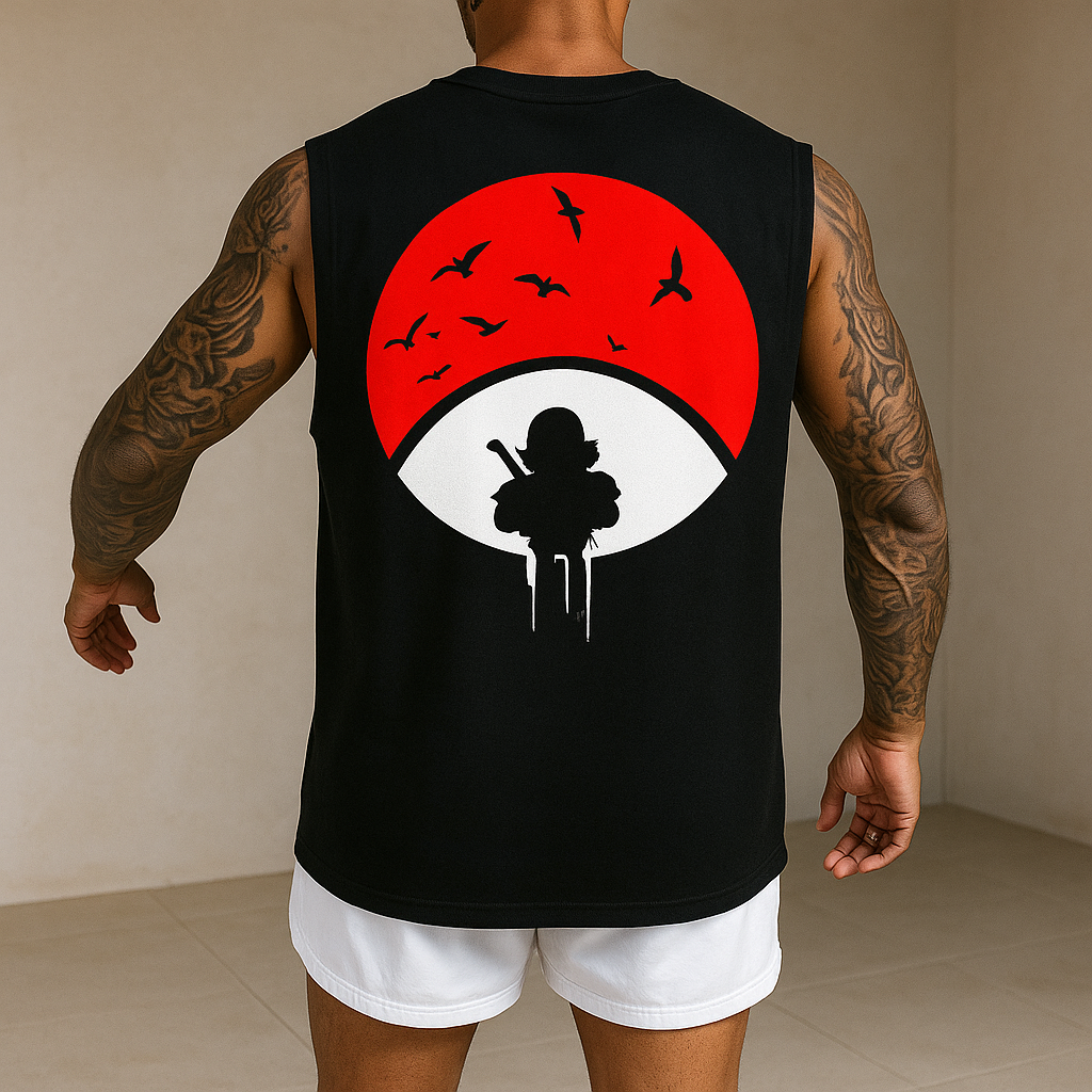 Camiseta Regata Itachi Uchiha Oversized