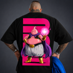 Camisa Oversized Premium Super Majin Boo Gordo Preto