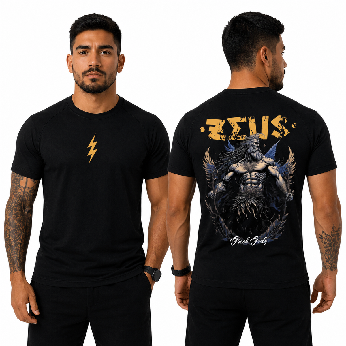Camiseta Dry Fit Zeus deus do trovão