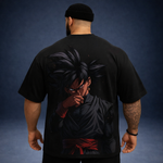 Camiseta Oversized Streetwear Son Goku Black