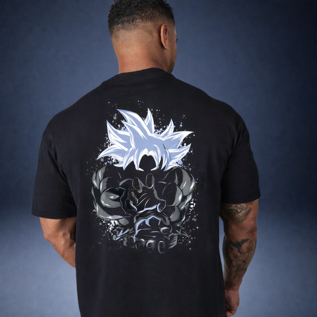 Camisa Oversized Academia Tshirt Goku GYM
