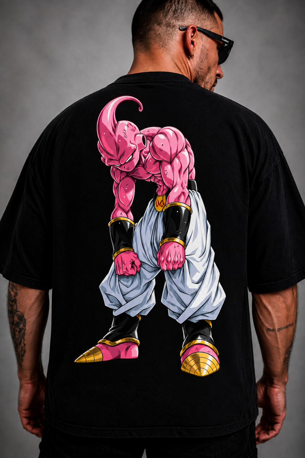 Camiseta Oversized GuerreiroSupremo Masculina Preta