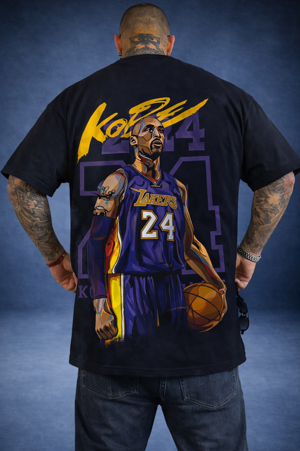 Camiseta Oversized Streetwear BasqueteEspecial Kobe Byant