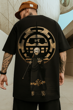 Camiseta Oversized Streetwear Trafalgar Law