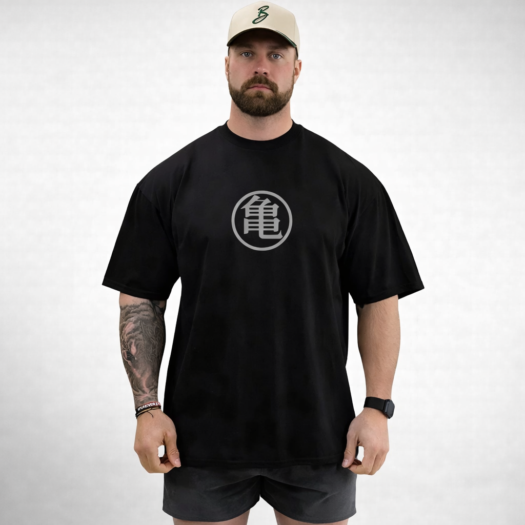 Camisa Oversized Streetwear Vegeta M Preta