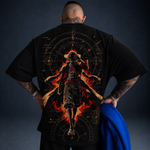 Camiseta Oversized Streetwear Luffy Rei dos Piratas Preta