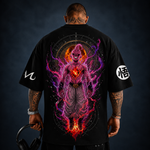 Camisa Oversized Premium Super Majin Boo black e white