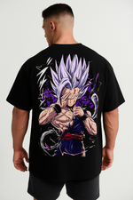 Camiseta Oversized Streetwear Plus Size Gohan ssj2