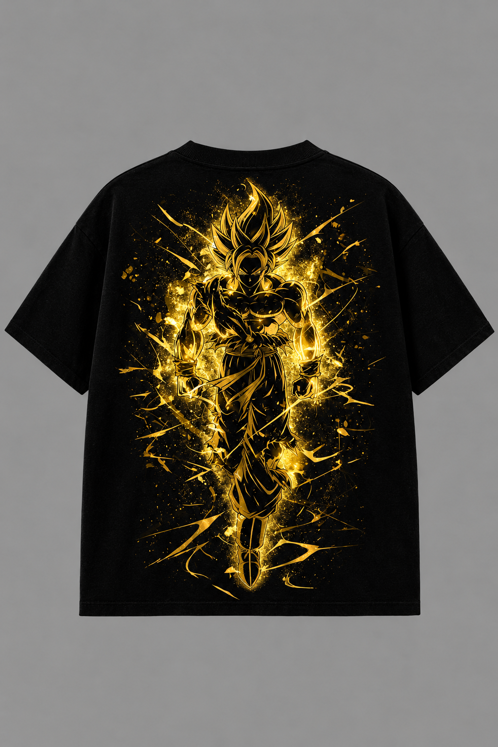 Camiseta Classic Golden Warrior Preta