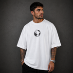 Camiseta Oversized Streetwear Goku DBZ Premium 02 Branca