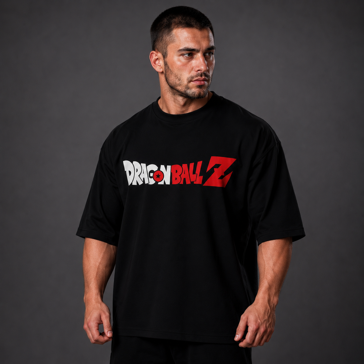 Camiseta Oversized Streetwear Son Goku 01 Preta