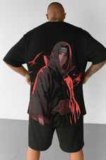 Camiseta Oversized Streetwear Itachi