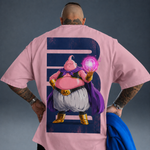 Camisa Oversized Premium Super Majin Boo Gordo Rosa