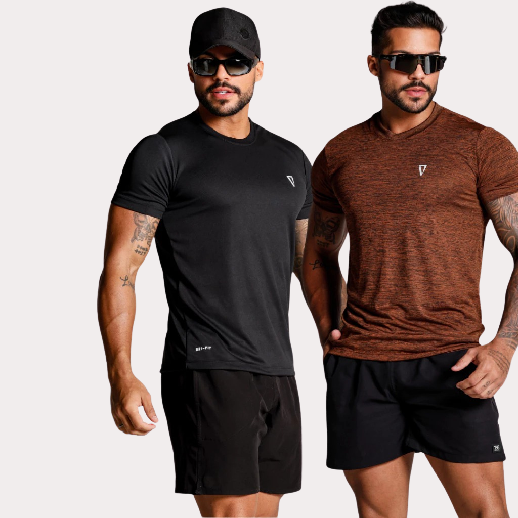 Kit 2 Camisetas Dry Fit Vennite - Compre 1 Leve 2