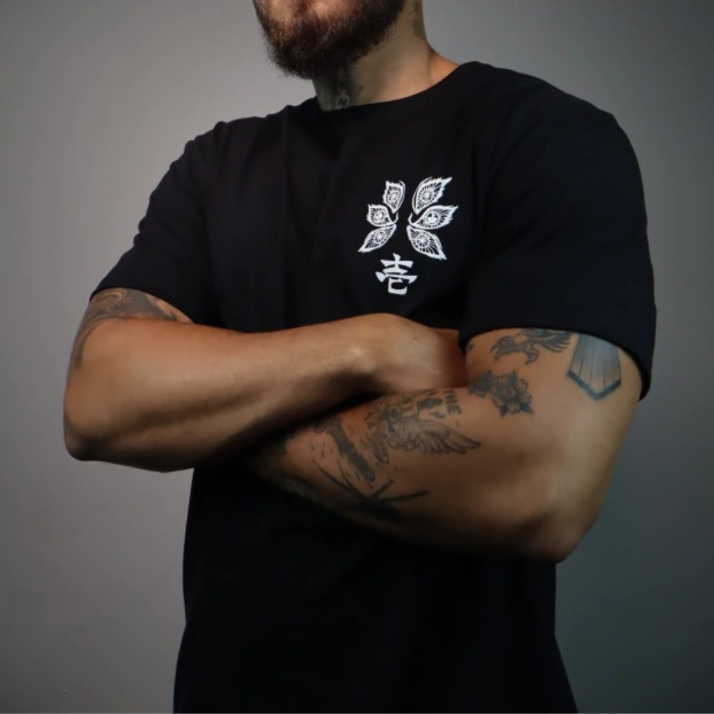 Camiseta Fio 30.1 penteado KOKUSHIBO Damon Slayer