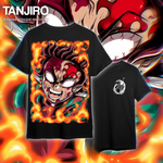 Camiseta Fio 30.1 penteado Tanjirō Kamado