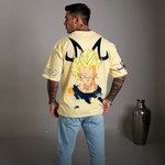 Camisa Oversized Streetwear Plus Size Vegeta Premium