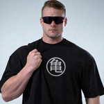 Camiseta Oversized Treino Preta Techfitbr Goku Premium