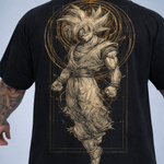 CamisetaStreetwear OversizedGoku Fase 1 Preta