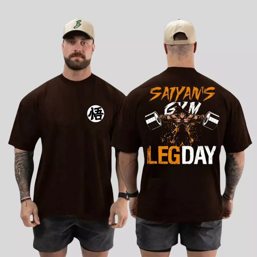 Oversized leg day Goku GYM