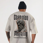 Camiseta Oversizedstreetwear Champion Mentality Zeus