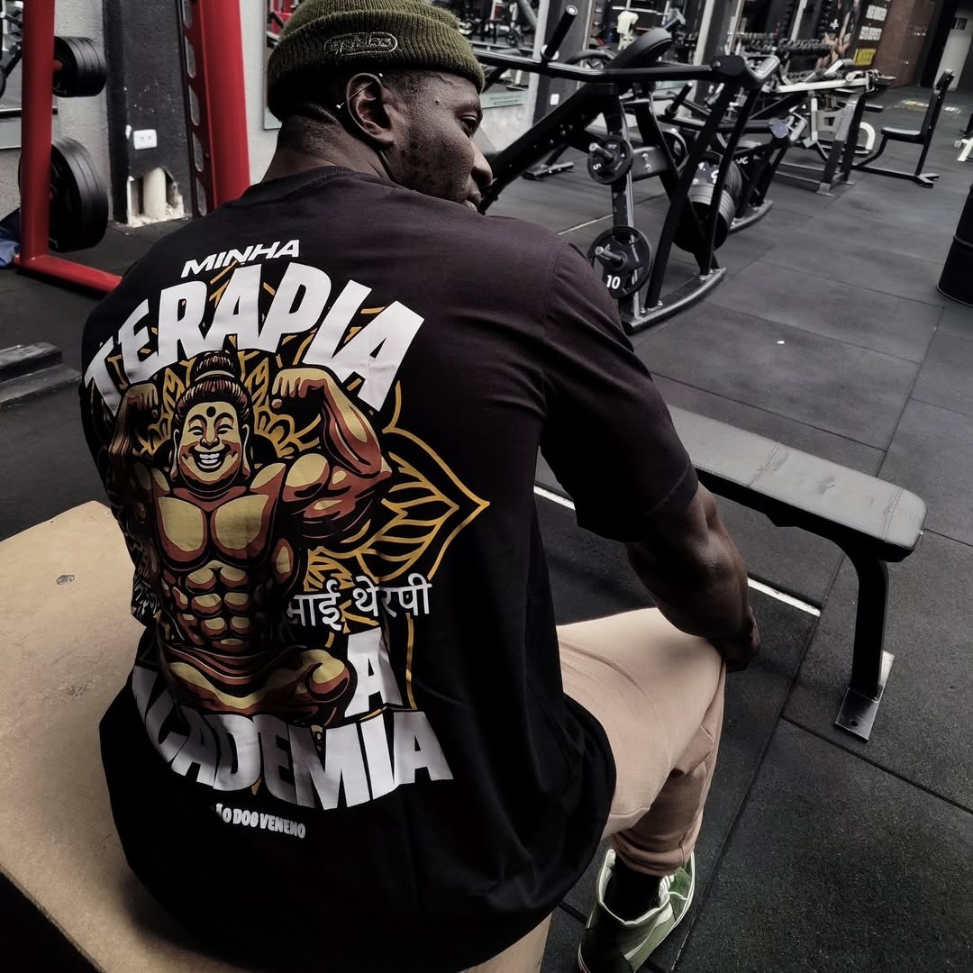 Camiseta Oversizedstreetwear Minha Terapia