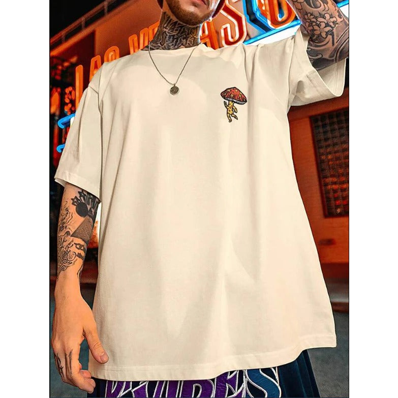 Camiseta Streetwear Premium Mushroom Oversized