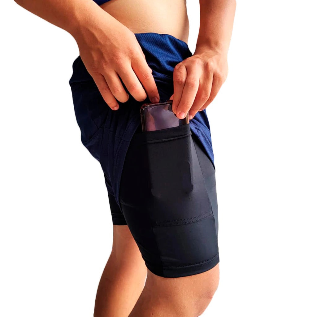 Kit Conjunto Camiseta e Short 2 em 1 Dry Fit