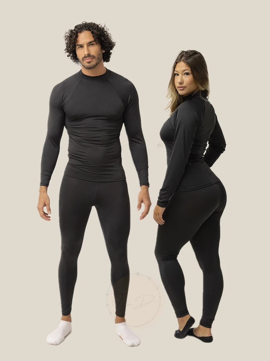 Conjunto Térmico Esportivo Kit Blusa e Calça Segunda Pele