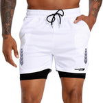 Short Dry-Fit de Compressão black white sports