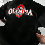 Camiseta OversizedOlympia Streetwear Escrita Vermelha