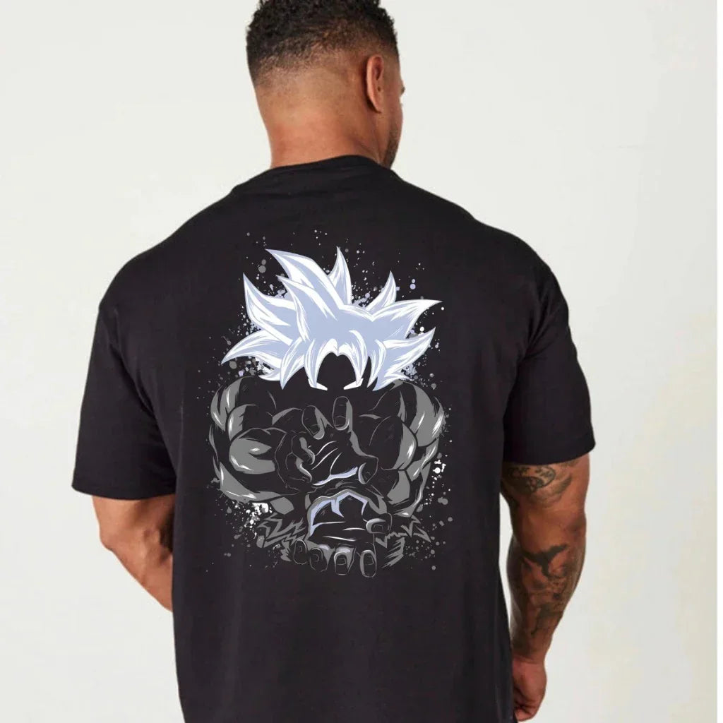 Camisa Oversized Academia Tshirt Goku GYM