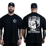 Camiseta Oversized Masculina Vegeta The Monster