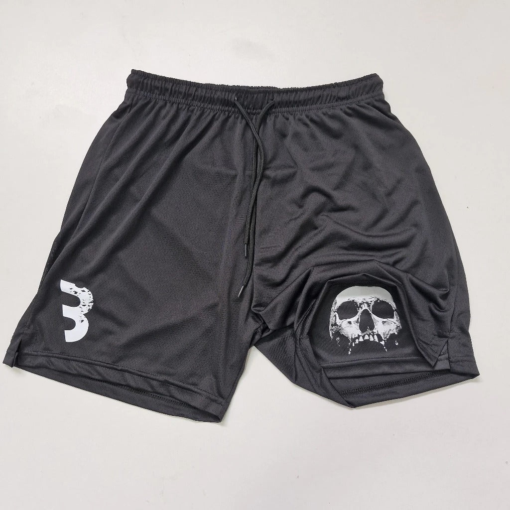 Short Dry-Fit de Compressão Bum Caveira