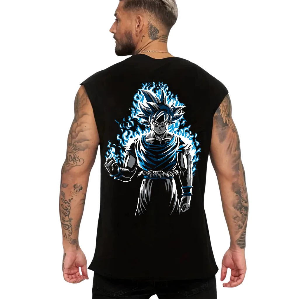 Camiseta Regata MachãoGoku Blue