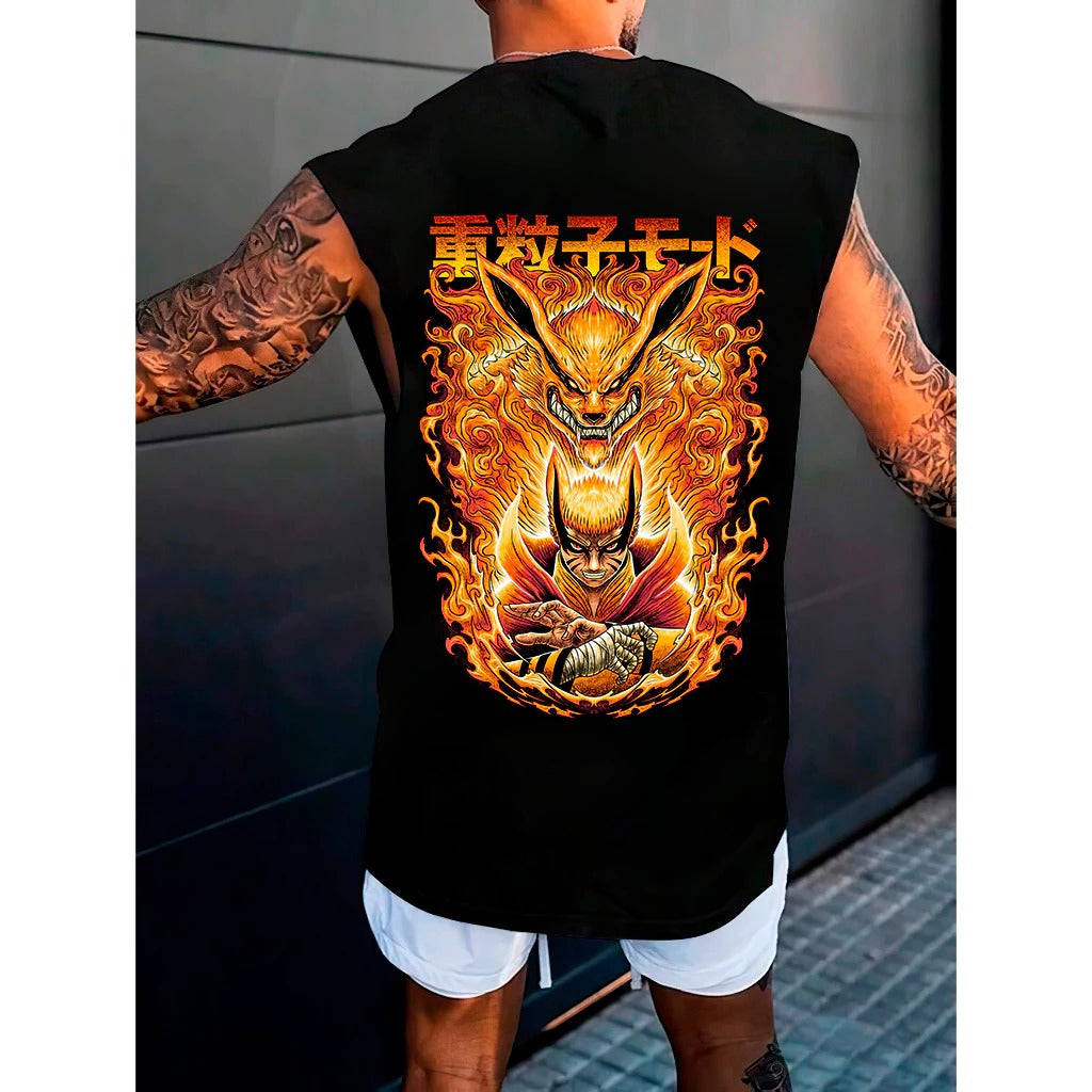 Camiseta Regata MachãoNaruto Kurama