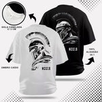 Kit com 2 Camisetas Oversized Espartano em Algodão 30.1